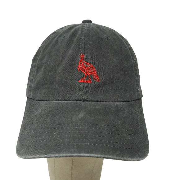 Port Authority Men's Pheasant Slideback Hat Gray Embroidered Logo - Picture 1 of 11